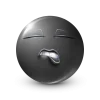 Стикер 9 Black Face Emoji