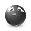 Стикер 19 Black Face Emoji