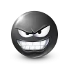 Стикер 27 Black Face Emoji