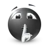 Стикер 52 Black Face Emoji