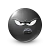 Стикер 16 Black Face Emoji