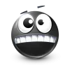 Стикер 31 Black Face Emoji