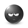 Стикер 23 Black Face Emoji