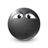 Стикер 28 Black Face Emoji