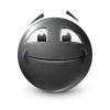 Стикер 56 Black Face Emoji