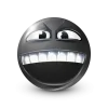 Стикер 33 Black Face Emoji