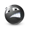 Стикер 41 Black Face Emoji