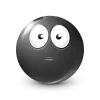 Стикер 10 Black Face Emoji