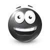 Стикер 39 Black Face Emoji