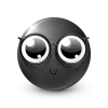 Стикер 20 Black Face Emoji