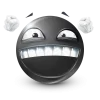 Стикер 43 Black Face Emoji