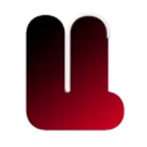 🖤 Эмодзи «Черно-красные буквы, градиент» для Telegram