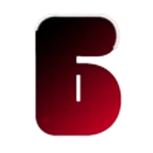 🖤 Эмодзи «Черно-красные буквы, градиент» для Telegram