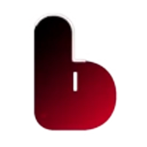 🖤 Эмодзи «Черно-красные буквы, градиент» для Telegram