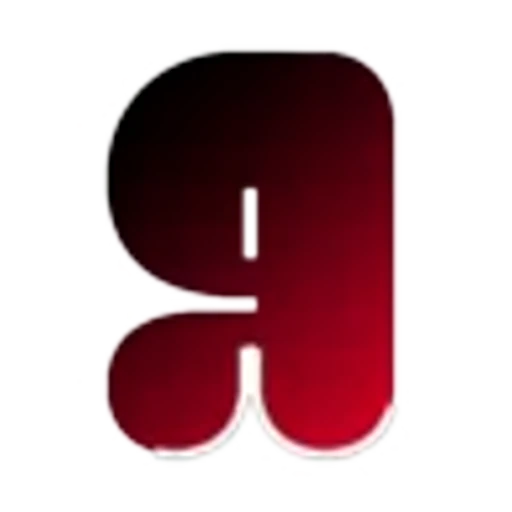 🖤 Эмодзи «Черно-красные буквы, градиент» для Telegram