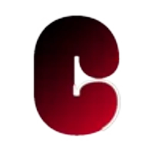 🖤 Эмодзи «Черно-красные буквы, градиент» для Telegram