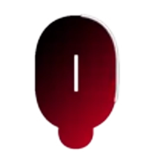 🖤 Эмодзи «Черно-красные буквы, градиент» для Telegram