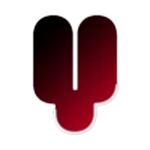 🖤 Эмодзи «Черно-красные буквы, градиент» для Telegram
