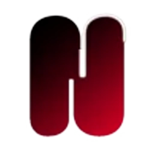 🖤 Эмодзи «Черно-красные буквы, градиент» для Telegram