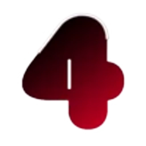 🖤 Эмодзи «Черно-красные буквы, градиент» для Telegram