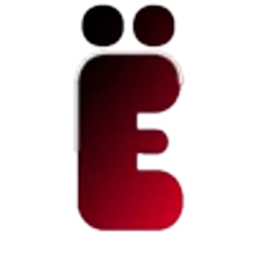 🖤 Эмодзи «Черно-красные буквы, градиент» для Telegram
