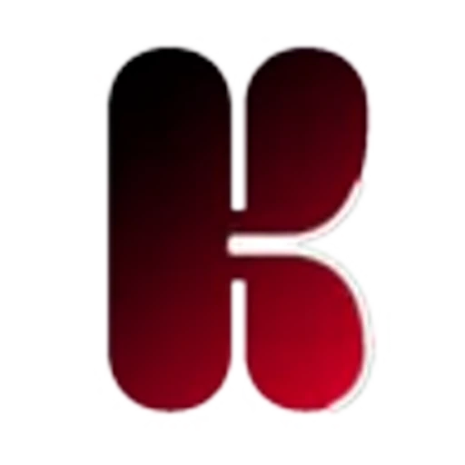 🖤 Эмодзи «Черно-красные буквы, градиент» для Telegram