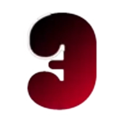 🖤 Эмодзи «Черно-красные буквы, градиент» для Telegram