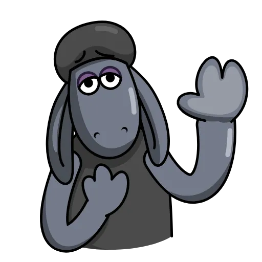 Стикер 13 Black Shaun