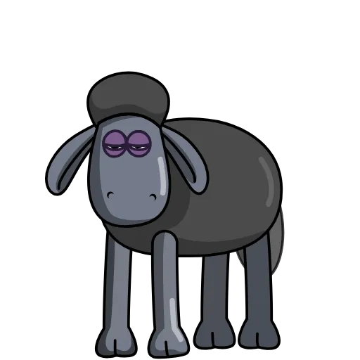 Стикер 4 Black Shaun