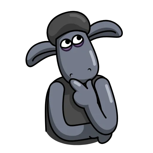 Стикер 8 Black Shaun