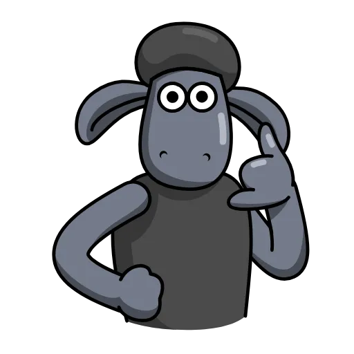 Стикер 16 Black Shaun