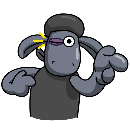 Стикер 7 Black Shaun