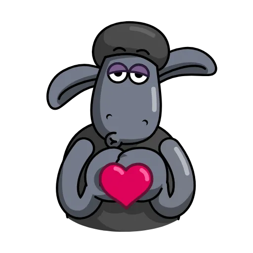 Стикер 2 Black Shaun