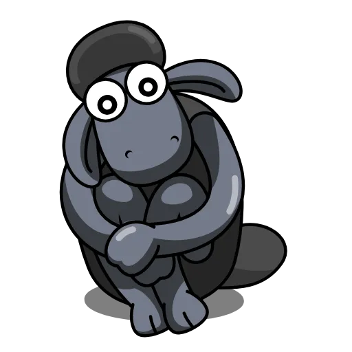 Стикер 14 Black Shaun
