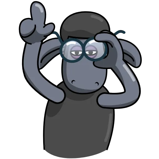 Стикер 10 Black Shaun