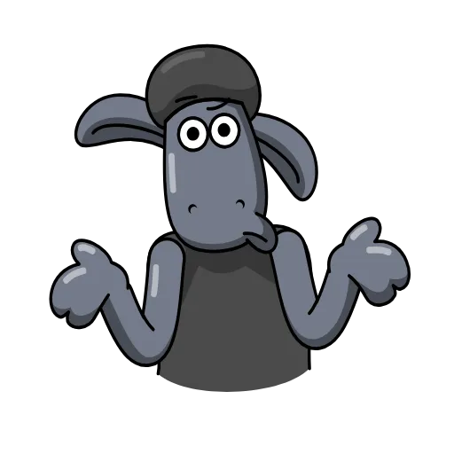 Стикер 9 Black Shaun