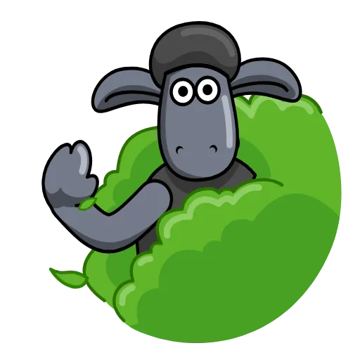 Стикер 5 Black Shaun