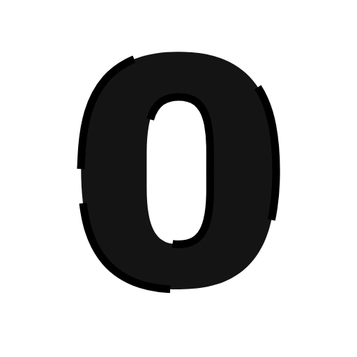 Стикер 49 Black White