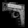 Стикер 47 black aesthetic