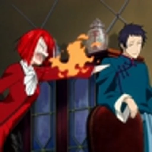 😒 Эмодзи «Black Butler S1Тёмный Дворецкий 1 сезон» для Telegram