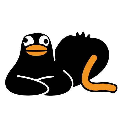 Стикер 9 Black Duck