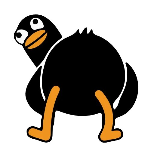 Стикер 2 Black Duck