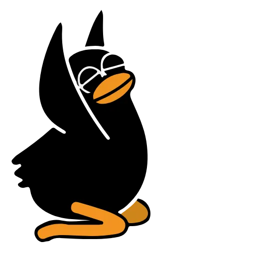 Стикер 8 Black Duck