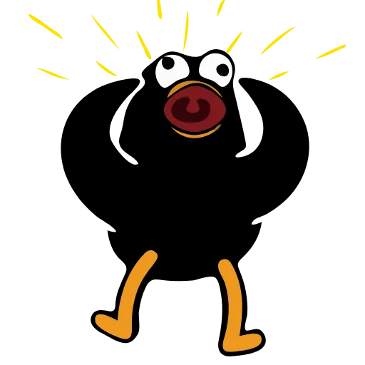 Стикер 10 Black Duck