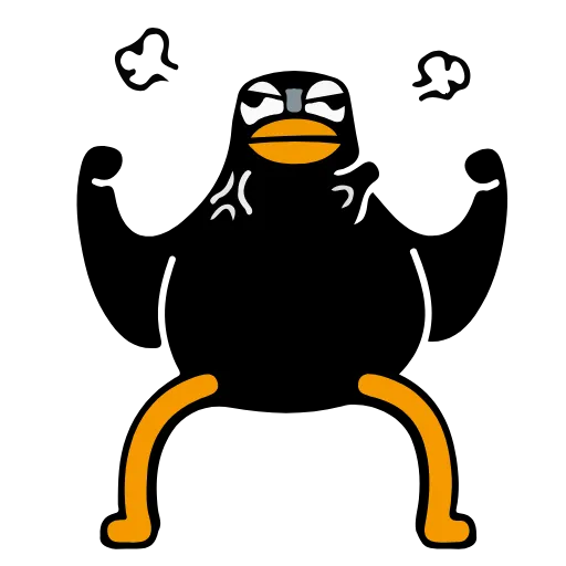 Стикер 18 Black Duck