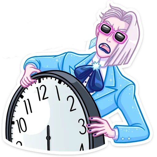🕓 Стикер «Бланш без надписей» для Telegram