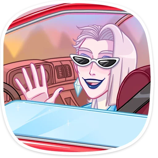 👋 Стикер «Бланш без надписей» для Telegram