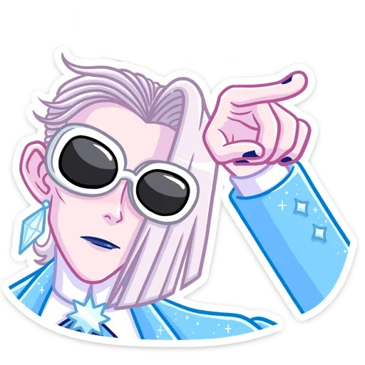 😎 Стикер «Бланш без надписей» для Telegram