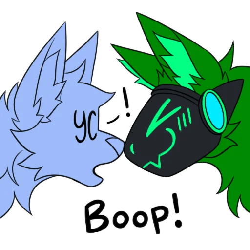 👃 Стикер «Blass The Protogen 2» для Telegram
