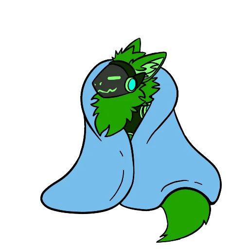 💤 Стикер «Blass The Protogen 2» для Telegram